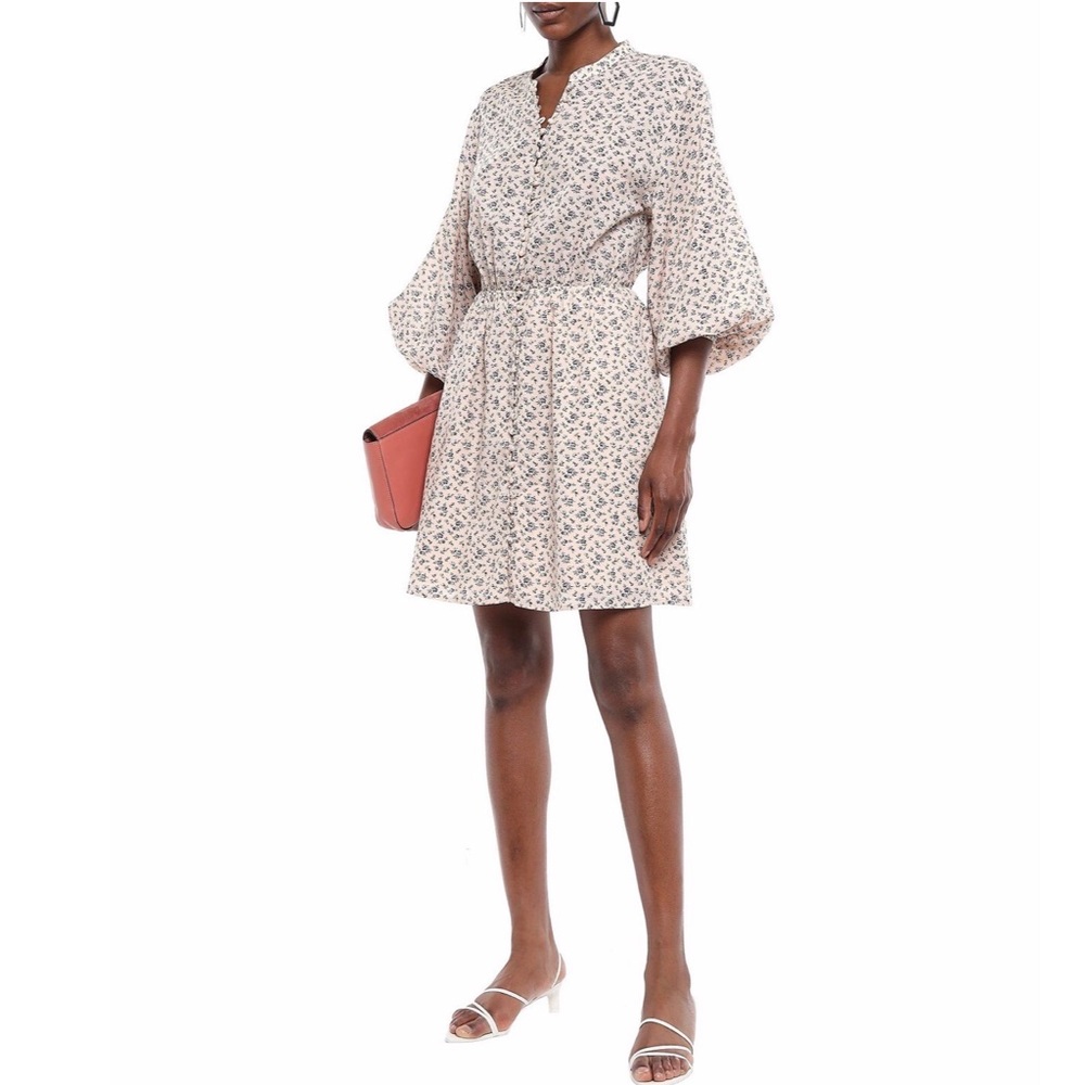 NWT Joie Galani floral-print cotton-blend dress